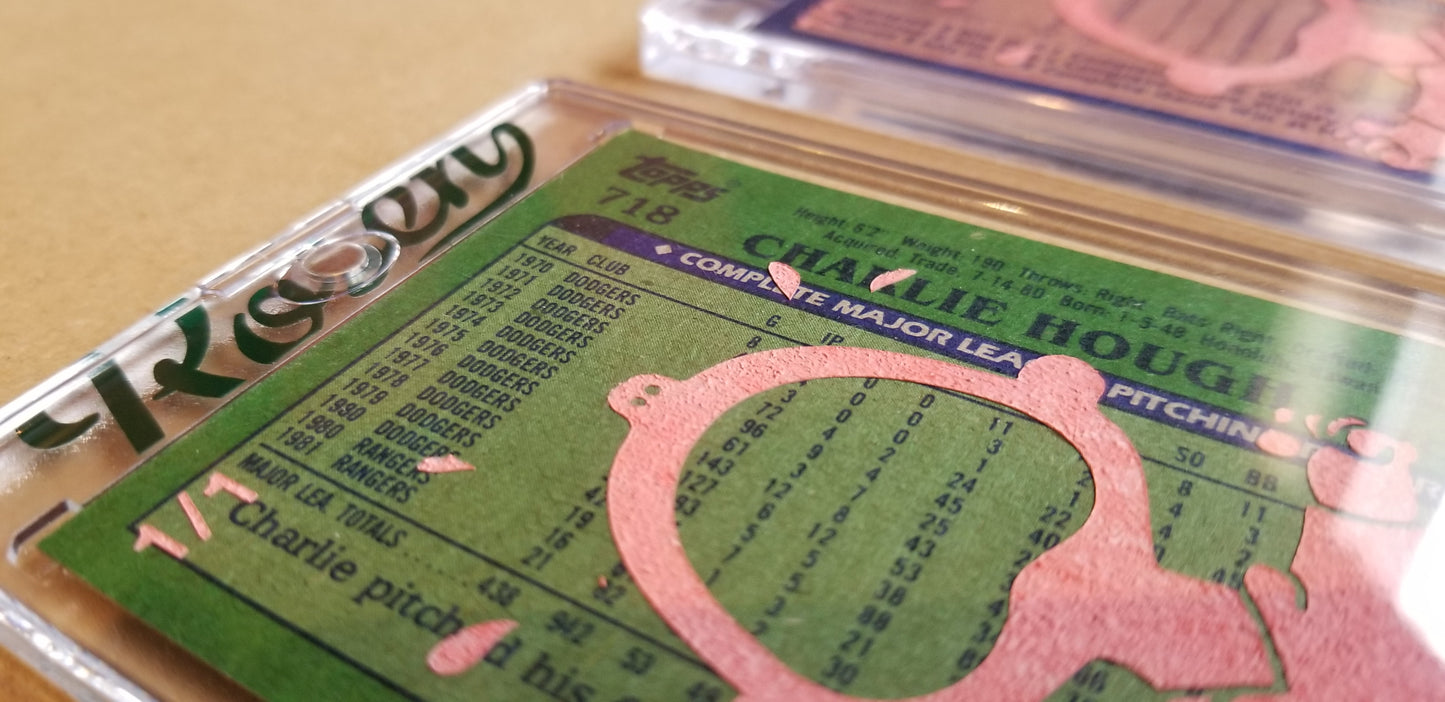 Baseball card art by Matthew Lee Rosen (aka Matthew Rosen) - Gum Stick Collector Cards - 1986 Topps Quaker Chewy