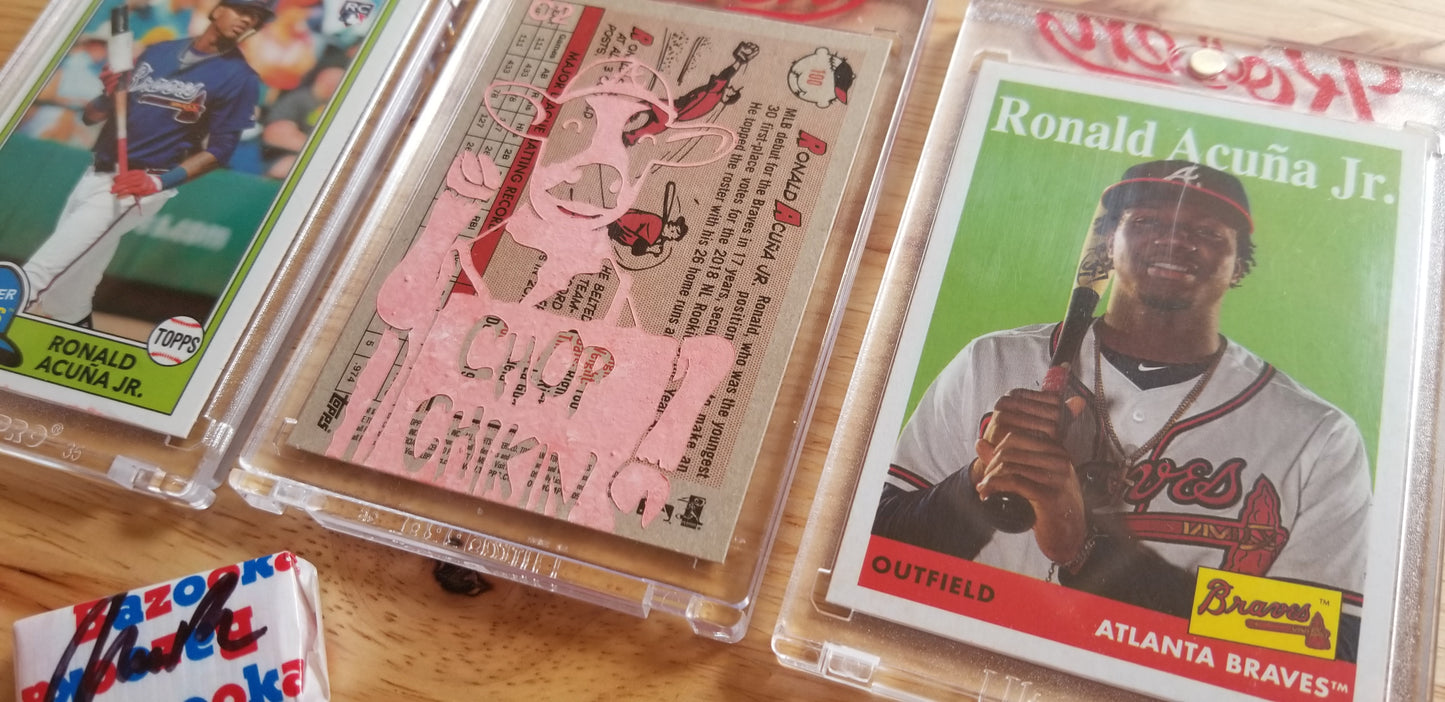 Baseball card art by Matthew Lee Rosen (aka Matthew Rosen) - Chick-fi-La