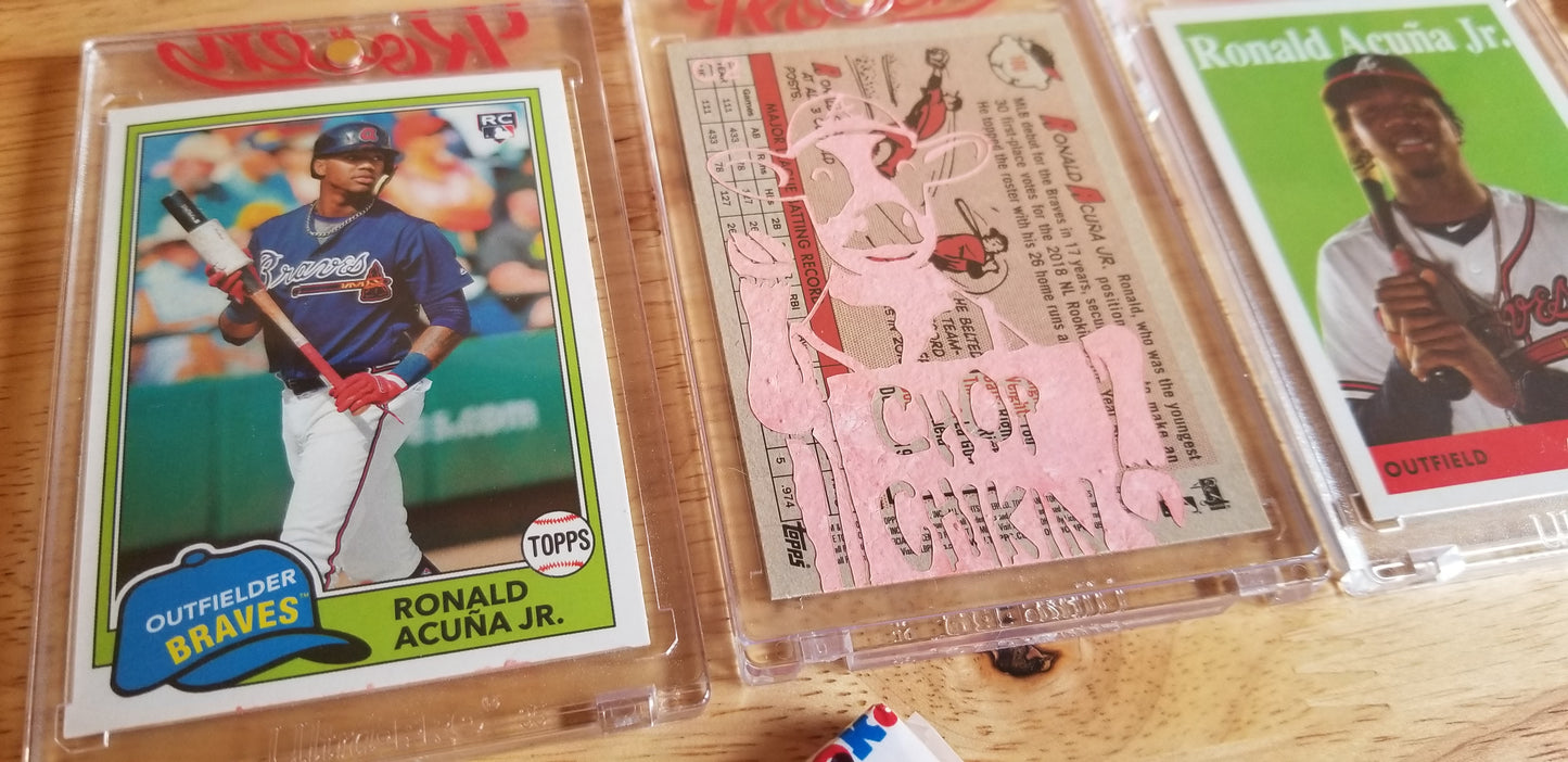 Baseball card art by Matthew Lee Rosen (aka Matthew Rosen) - Chick-fi-La