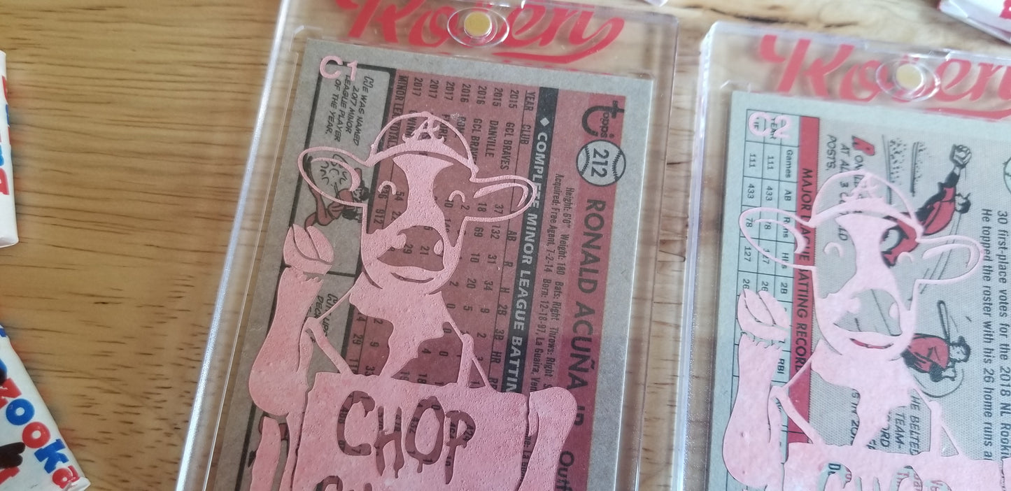 Baseball card art by Matthew Lee Rosen (aka Matthew Rosen) - Chick-fi-La