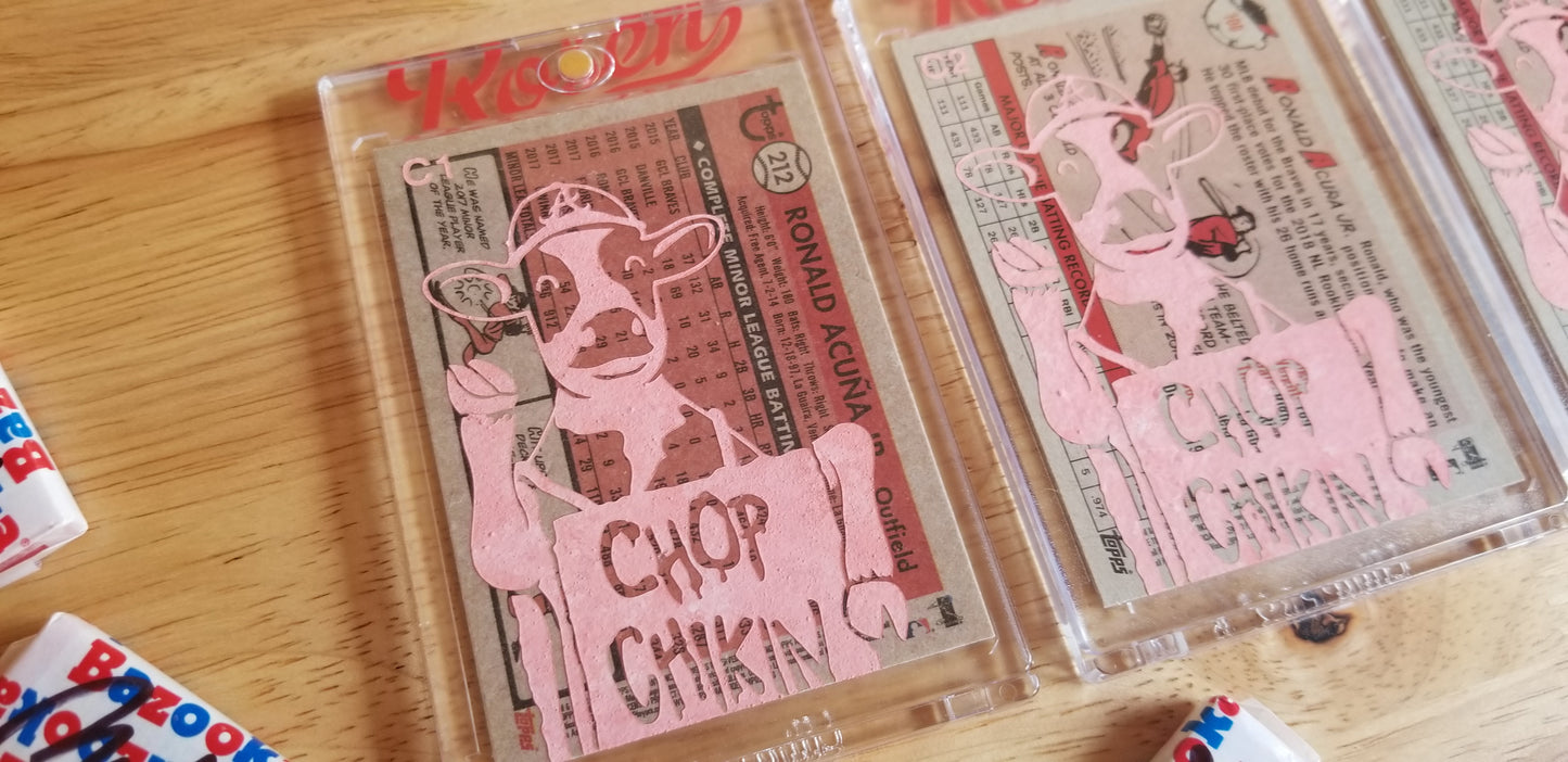 Baseball card art by Matthew Lee Rosen (aka Matthew Rosen) - Chick-fi-La
