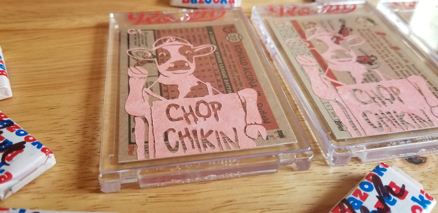 Baseball card art by Matthew Lee Rosen (aka Matthew Rosen) - Chick-fi-La