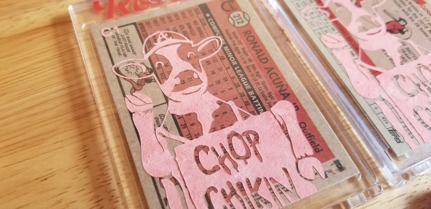 Baseball card art by Matthew Lee Rosen (aka Matthew Rosen) - Chick-fi-La