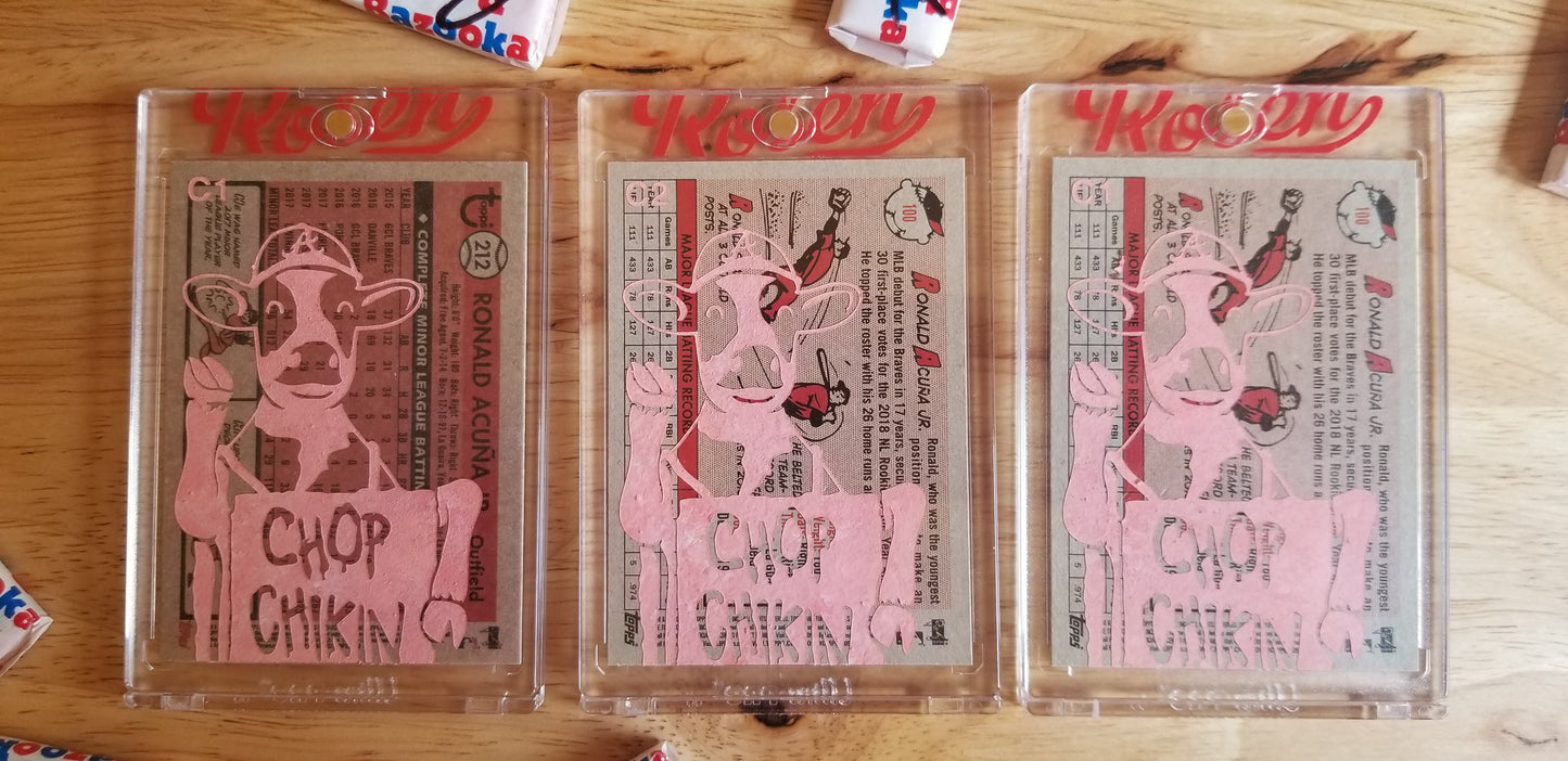 Baseball card art by Matthew Lee Rosen (aka Matthew Rosen) - Chick-fi-La