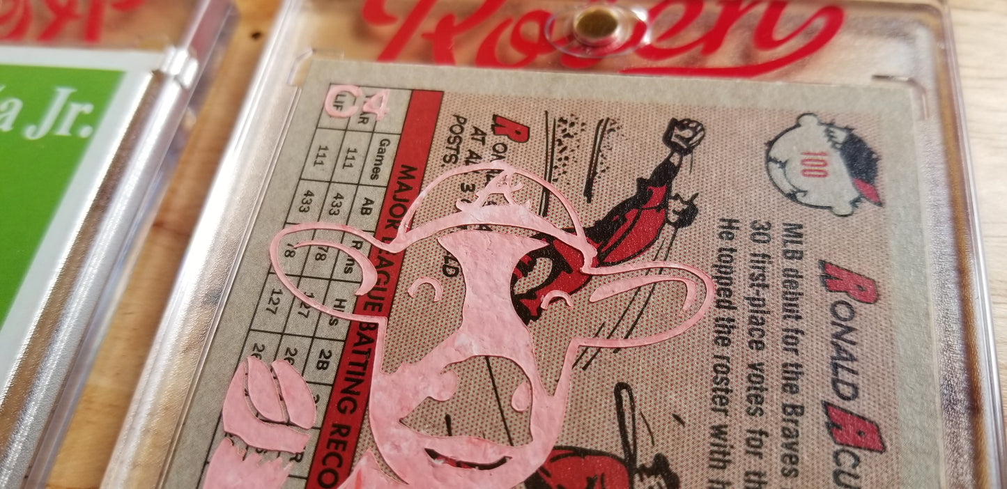 Baseball card art by Matthew Lee Rosen (aka Matthew Rosen) - Braves Chick-fil-A