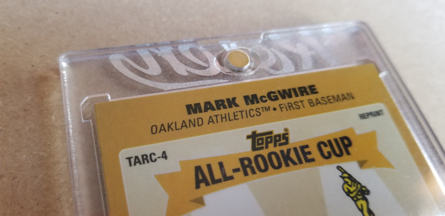 Baseball card art by Matthew Lee Rosen (aka Matthew Rosen) - Chrome #1 - McGwire Asterisk