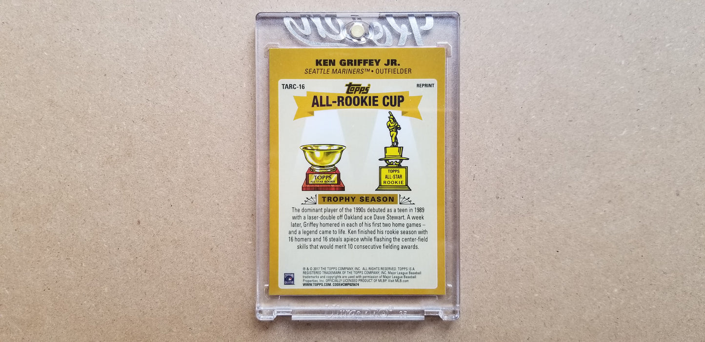 Baseball card art by Matthew Lee Rosen (aka Matthew Rosen) - Ken Griffey Jr Chrome C2