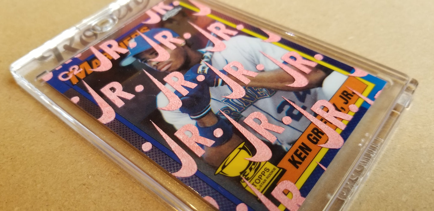 Baseball card art by Matthew Lee Rosen (aka Matthew Rosen) - Ken Griffey Jr Chrome C2