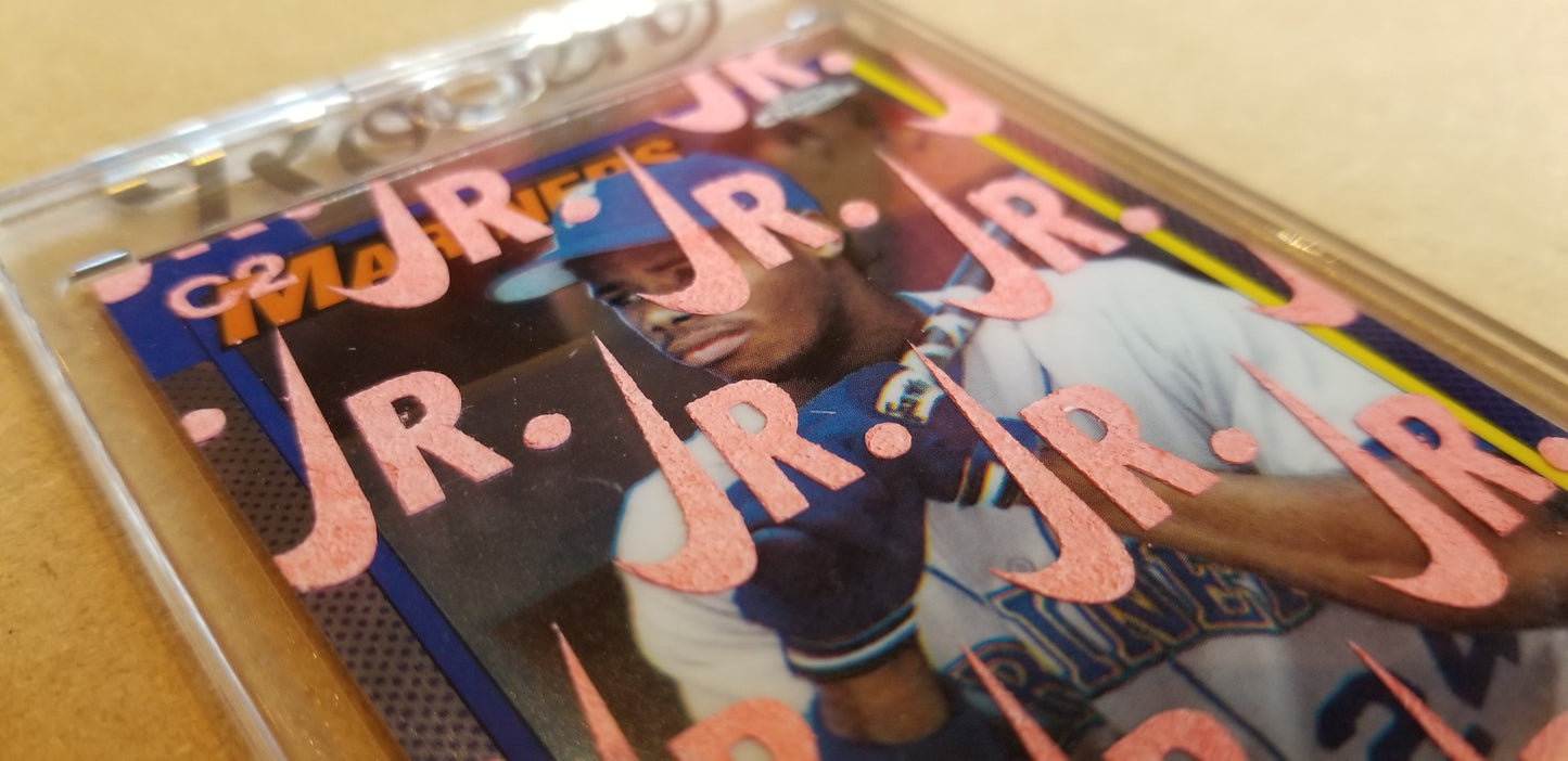 Baseball card art by Matthew Lee Rosen (aka Matthew Rosen) - Ken Griffey Jr Chrome C2