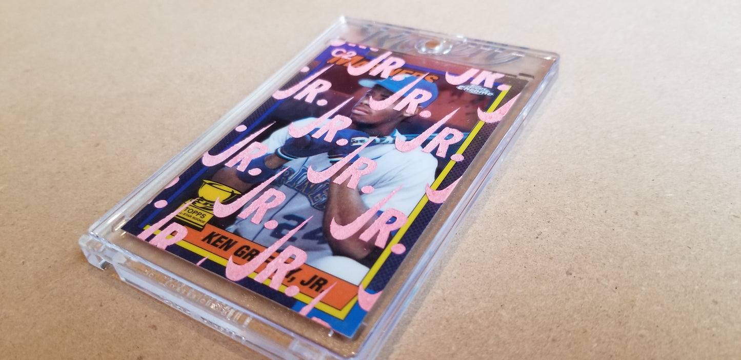 Baseball card art by Matthew Lee Rosen (aka Matthew Rosen) - Ken Griffey Jr Chrome C2