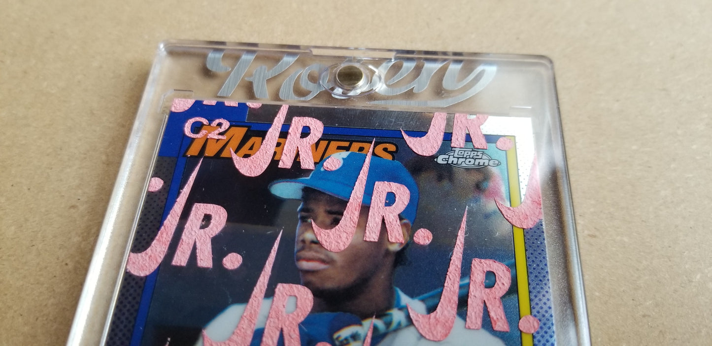 Baseball card art by Matthew Lee Rosen (aka Matthew Rosen) - Ken Griffey Jr Chrome C2