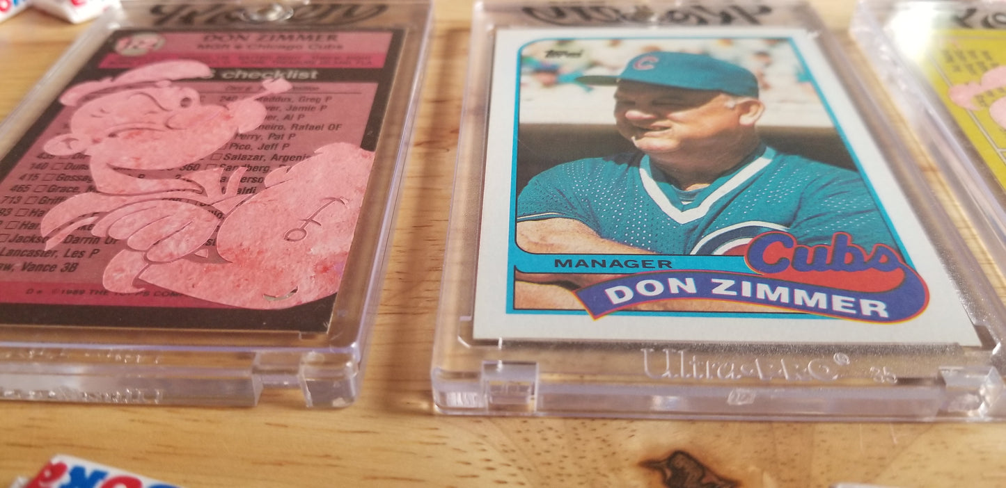 Baseball card art by Matthew Lee Rosen (aka Matthew Rosen) - Don Zimmer Popeye