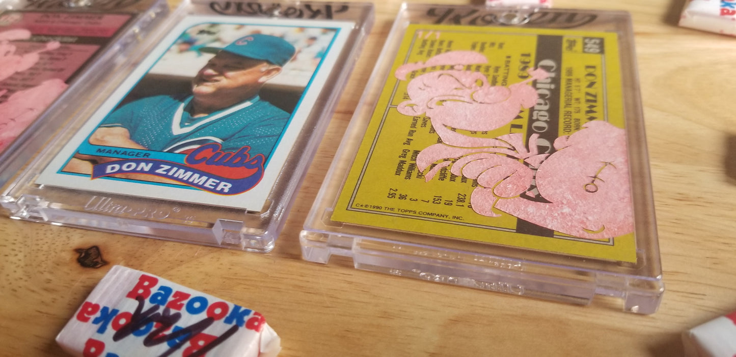 Baseball card art by Matthew Lee Rosen (aka Matthew Rosen) - Don Zimmer Popeye