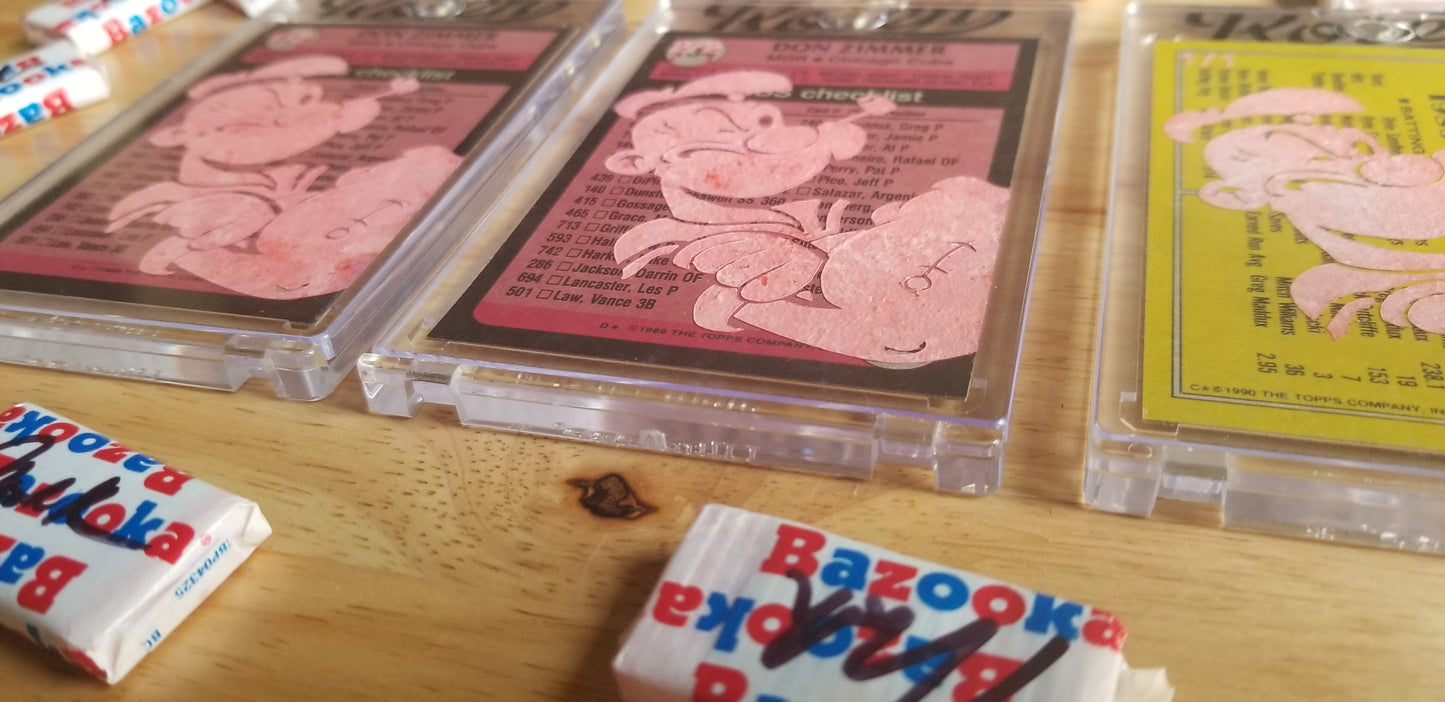 Baseball card art by Matthew Lee Rosen (aka Matthew Rosen) - Don Zimmer Popeye