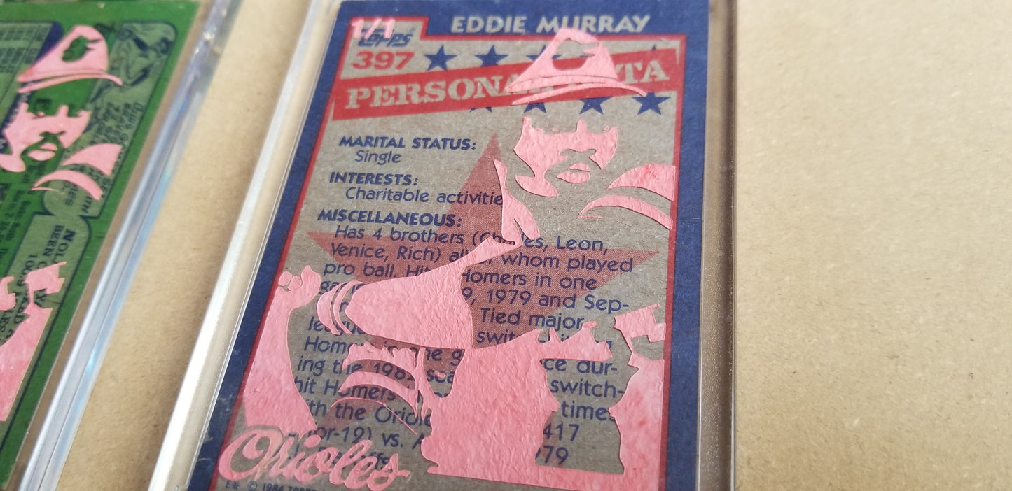 Baseball card art by Matthew Lee Rosen (aka Matthew Rosen) - Eddie Murray Rookie