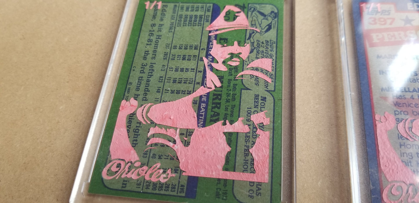Baseball card art by Matthew Lee Rosen (aka Matthew Rosen) - Eddie Murray Rookie