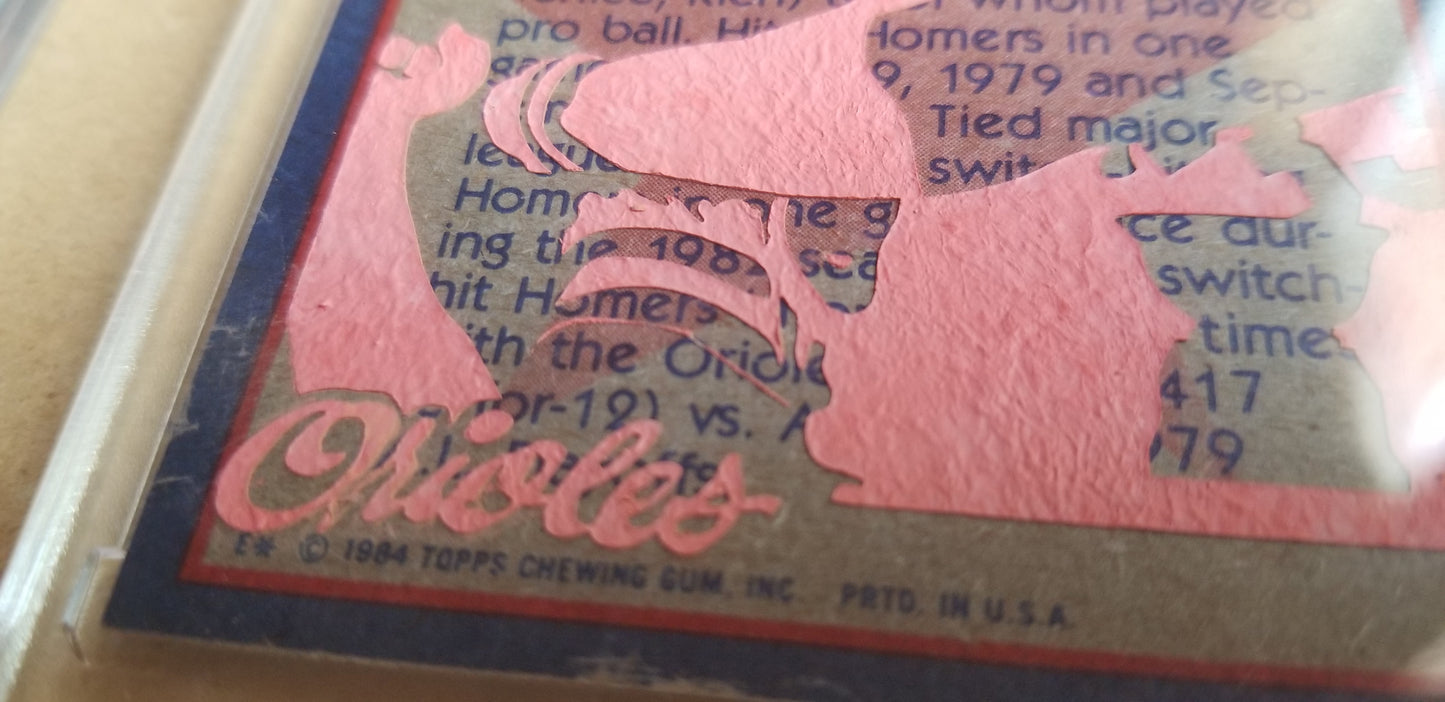 Baseball card art by Matthew Lee Rosen (aka Matthew Rosen) - Eddie Murray Rookie