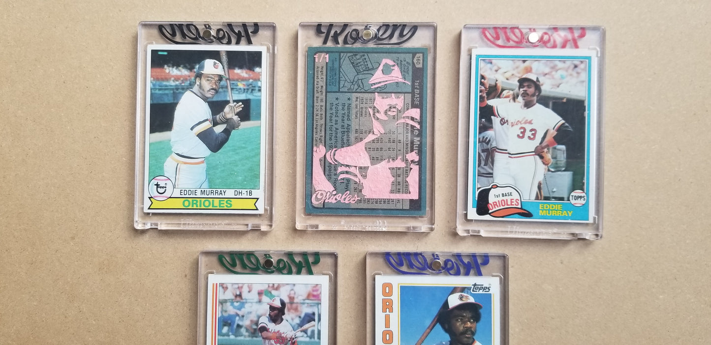 Baseball card art by Matthew Lee Rosen (aka Matthew Rosen) - Eddie Murray Rookie