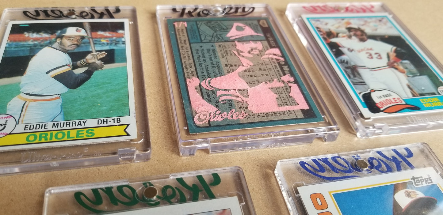 Baseball card art by Matthew Lee Rosen (aka Matthew Rosen) - Eddie Murray Rookie