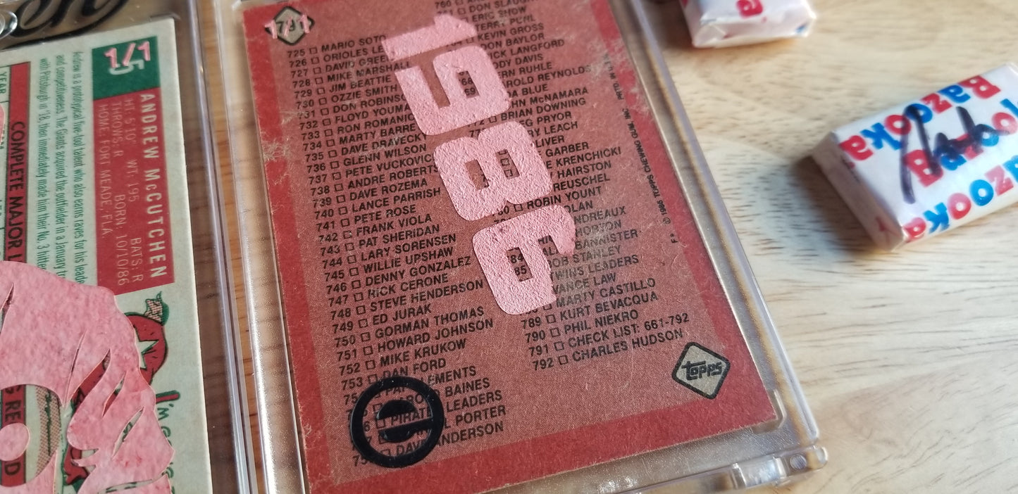 Baseball card art by Matthew Rosen - Artist Error Cards