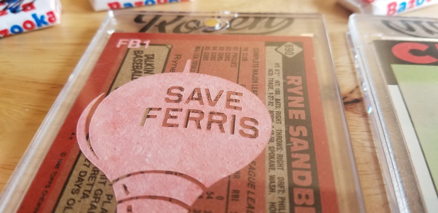 Baseball card art by Matthew Lee Rosen (aka Matthew Rosen) - Ferris Bueller