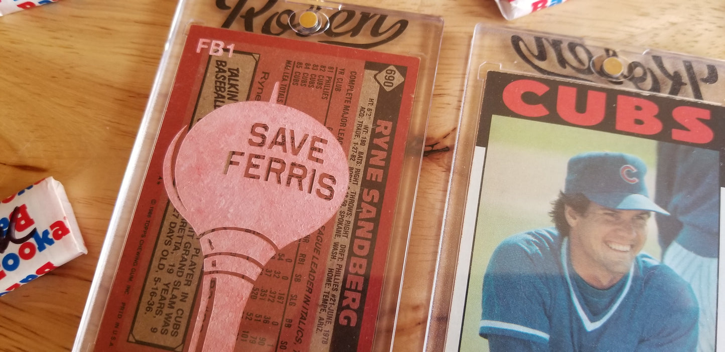 Baseball card art by Matthew Lee Rosen (aka Matthew Rosen) - Ferris Bueller