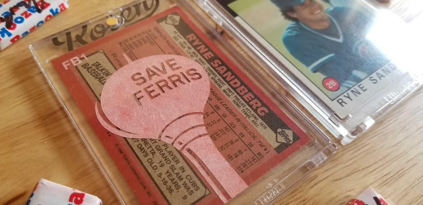Baseball card art by Matthew Lee Rosen (aka Matthew Rosen) - Ferris Bueller