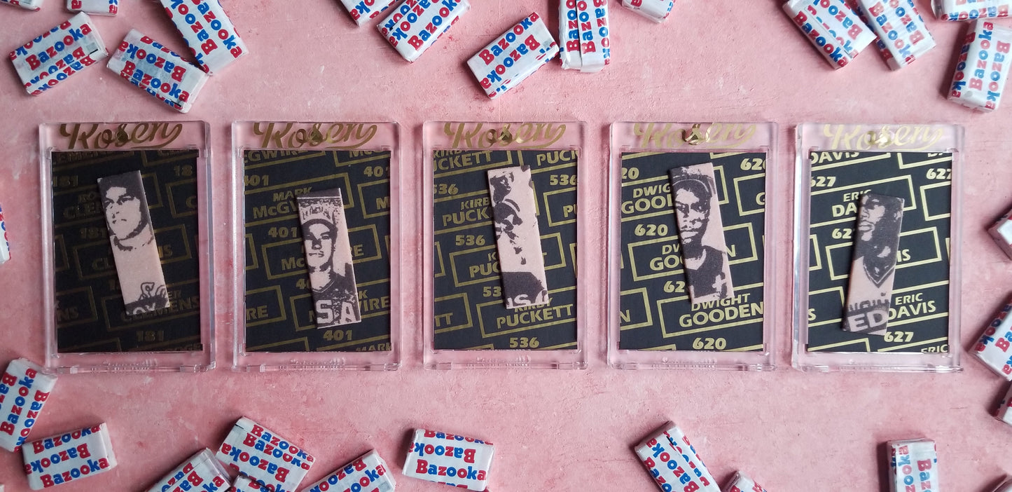 Gum Stick Collector Cards - 1985 Topps - Baseball card art by Matthew Lee Rosen