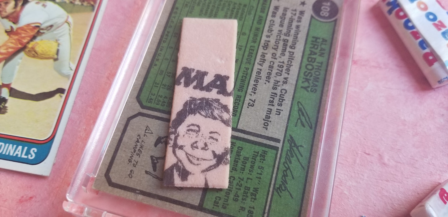 Baseball card art by Matt Rosen - Mad Al Hrabosky