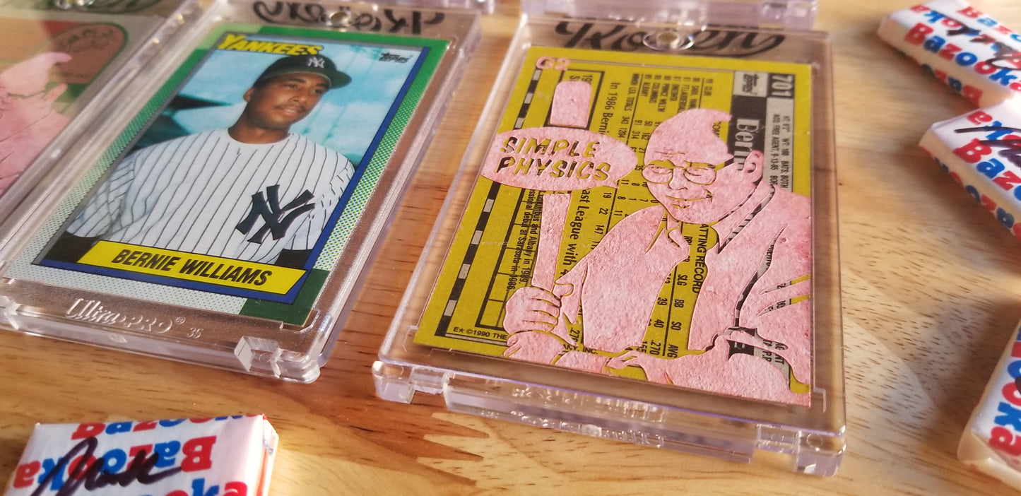 Baseball card art by Matthew Lee Rosen (aka Matthew Rosen) - George Costanza Yankees