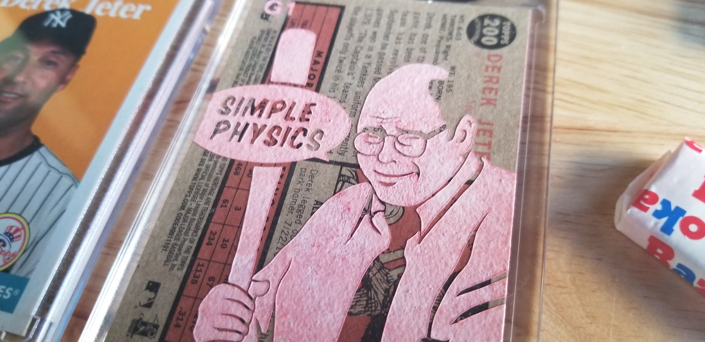Baseball card art by Matthew Lee Rosen (aka Matthew Rosen) - George Costanza Yankees