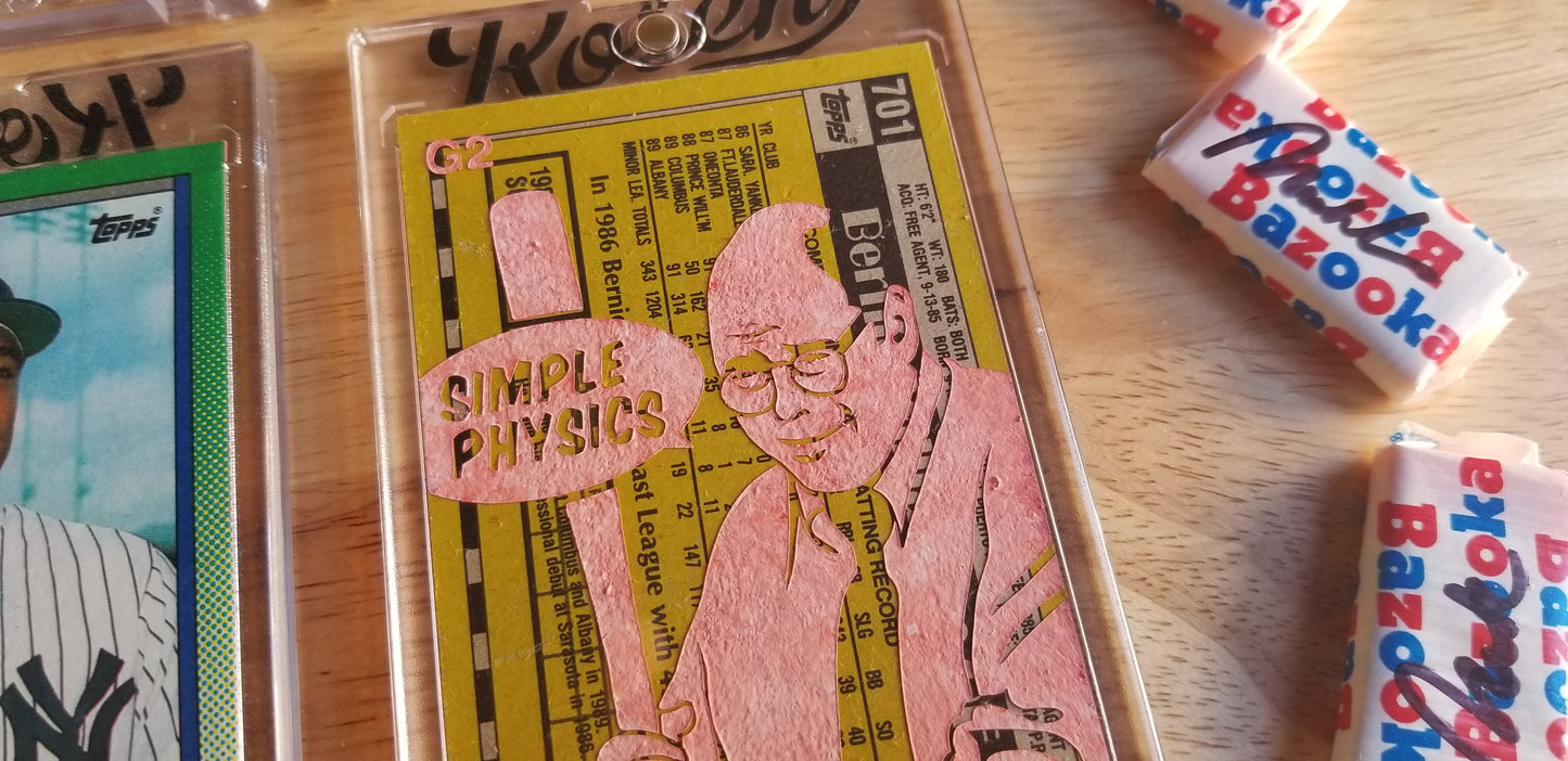 Baseball card art by Matthew Lee Rosen (aka Matthew Rosen) - George Costanza Yankees