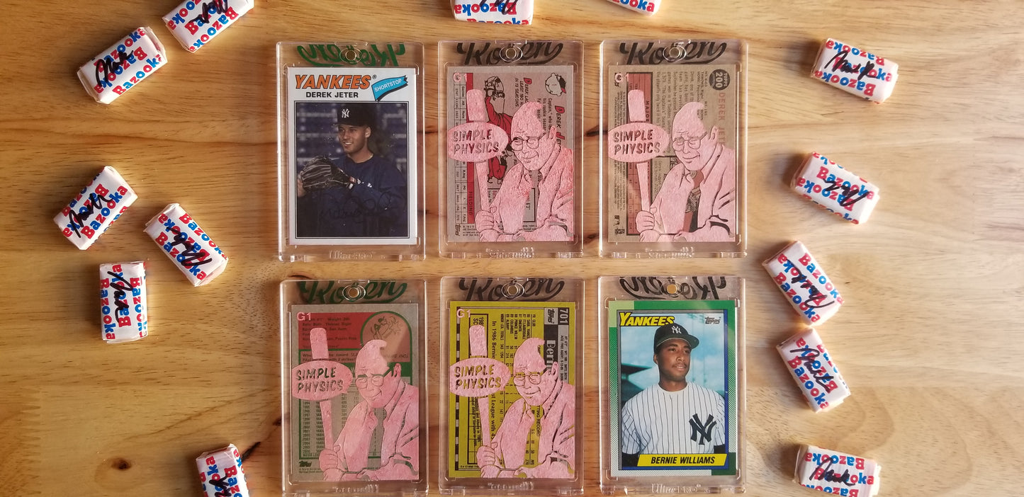 Baseball card art by Matthew Lee Rosen (aka Matthew Rosen) - George Costanza Yankees
