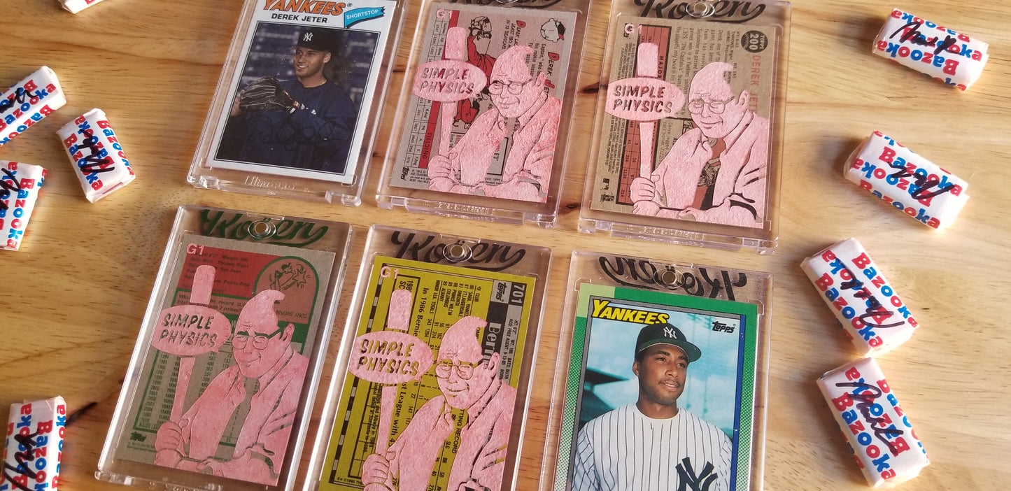 Baseball card art by Matthew Lee Rosen (aka Matthew Rosen) - George Costanza Yankees