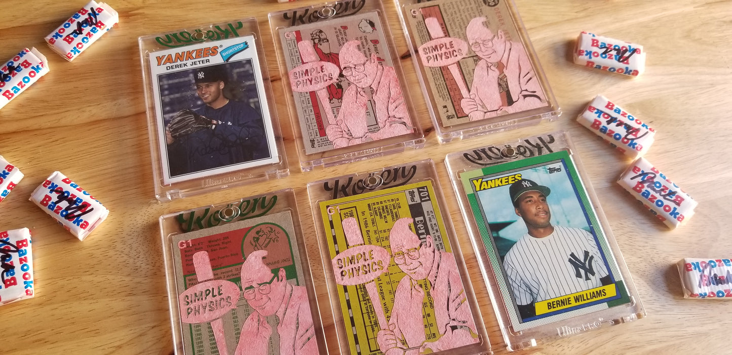Baseball card art by Matthew Lee Rosen (aka Matthew Rosen) - George Costanza Yankees