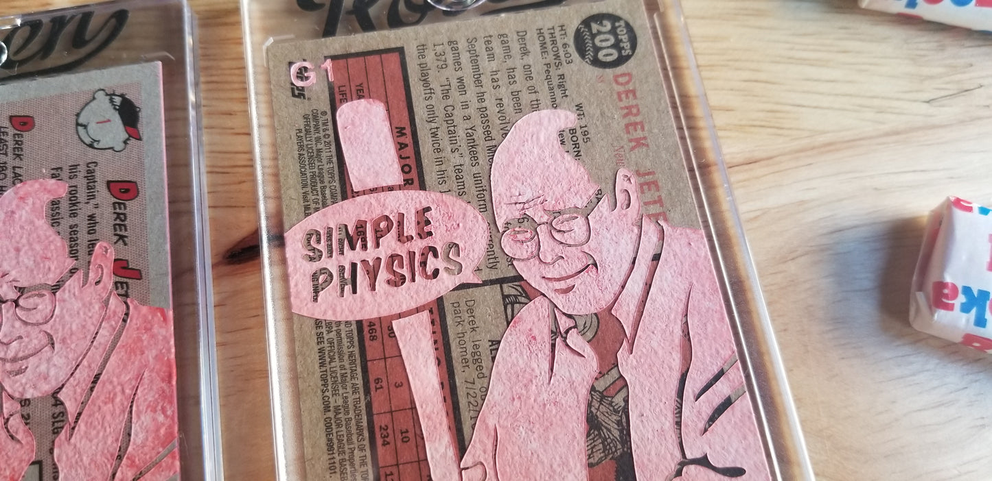 Baseball card art by Matthew Lee Rosen (aka Matthew Rosen) - George Costanza Yankees