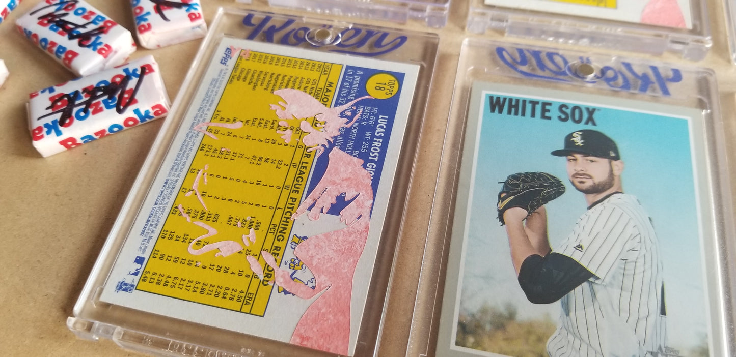 Baseball card art by Matthew Lee Rosen (aka Matthew Rosen) - George Lucas Giolito