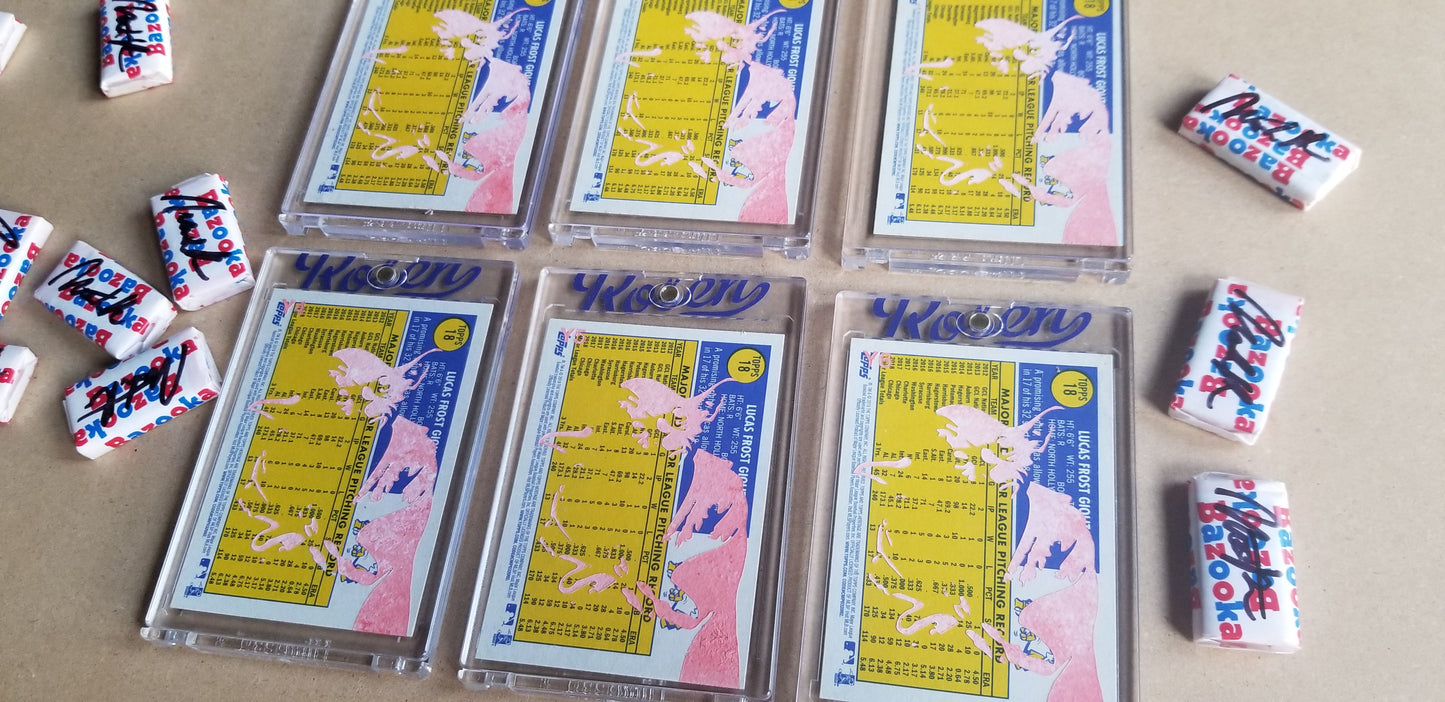 Baseball card art by Matthew Lee Rosen (aka Matthew Rosen) - George Lucas Giolito