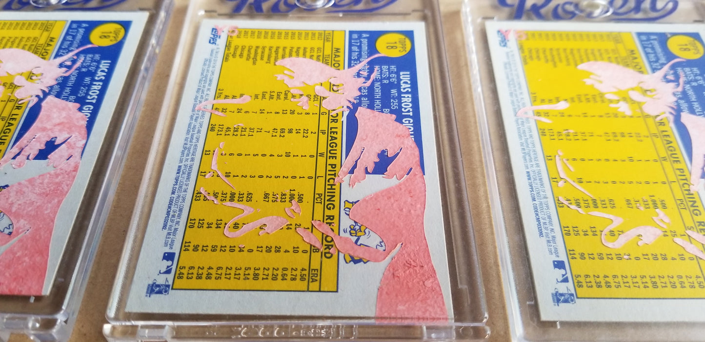 Baseball card art by Matthew Lee Rosen (aka Matthew Rosen) - George Lucas Giolito