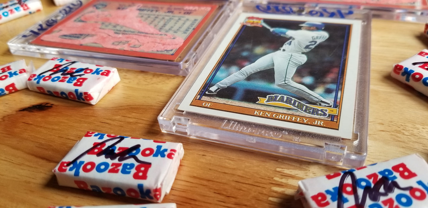 Baseball card art by Matthew Lee Rosen (aka Matthew Rosen) - Ken Griffey Jr. Nike Air Max 1