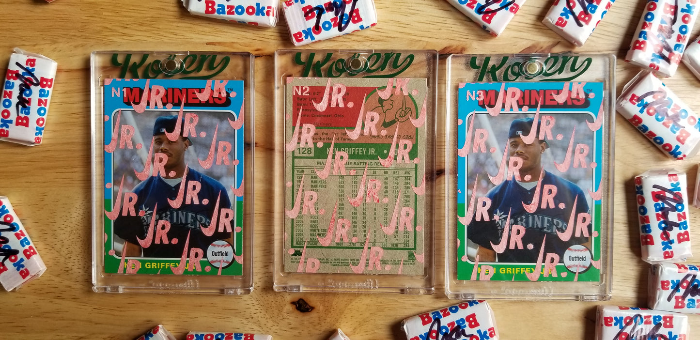 Baseball card art by Matthew Lee Rosen (aka Matthew Rosen) - Ken Griffey Jr