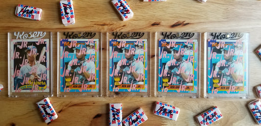 Baseball card art by Matthew Lee Rosen (aka Matthew Rosen) - Ken Griffey Jr