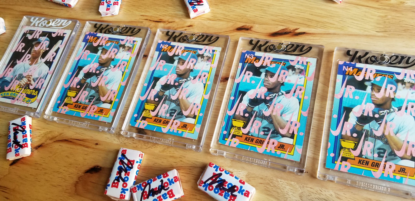 Baseball card art by Matthew Lee Rosen (aka Matthew Rosen) - Ken Griffey Jr