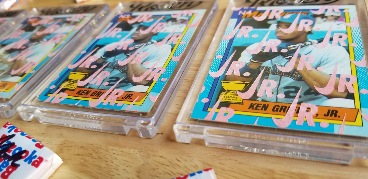 Baseball card art by Matthew Lee Rosen (aka Matthew Rosen) - Ken Griffey Jr