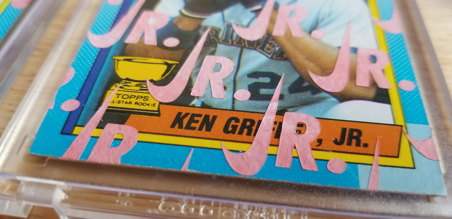 Baseball card art by Matthew Lee Rosen (aka Matthew Rosen) - Ken Griffey Jr