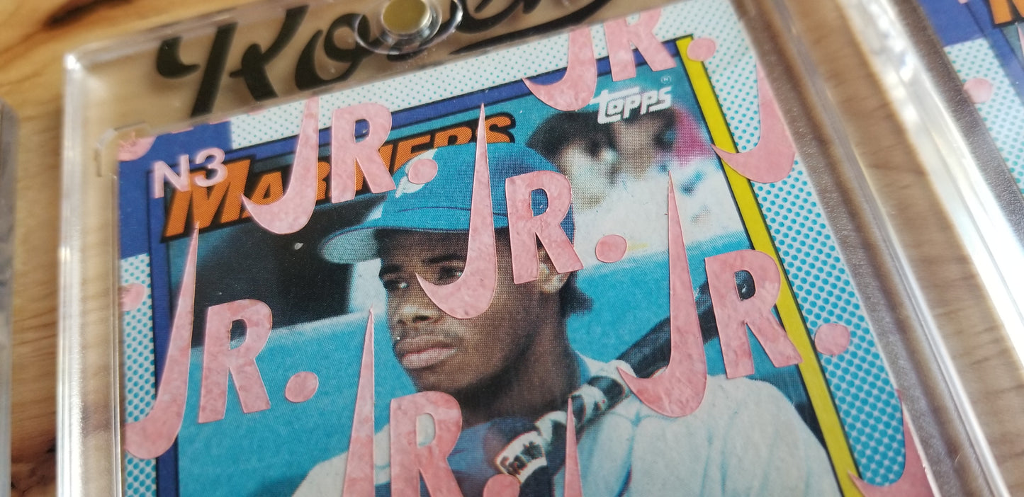 Baseball card art by Matthew Lee Rosen (aka Matthew Rosen) - Ken Griffey Jr