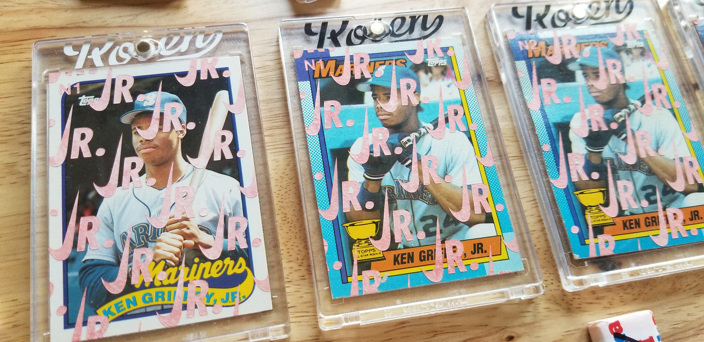 Baseball card art by Matthew Lee Rosen (aka Matthew Rosen) - Ken Griffey Jr