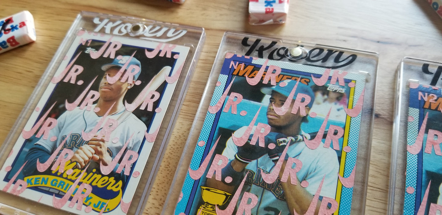 Baseball card art by Matthew Lee Rosen (aka Matthew Rosen) - Ken Griffey Jr