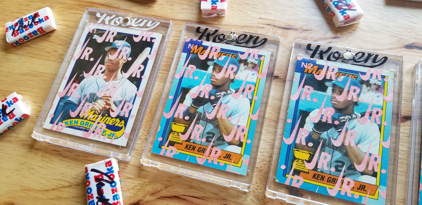Baseball card art by Matthew Lee Rosen (aka Matthew Rosen) - Ken Griffey Jr