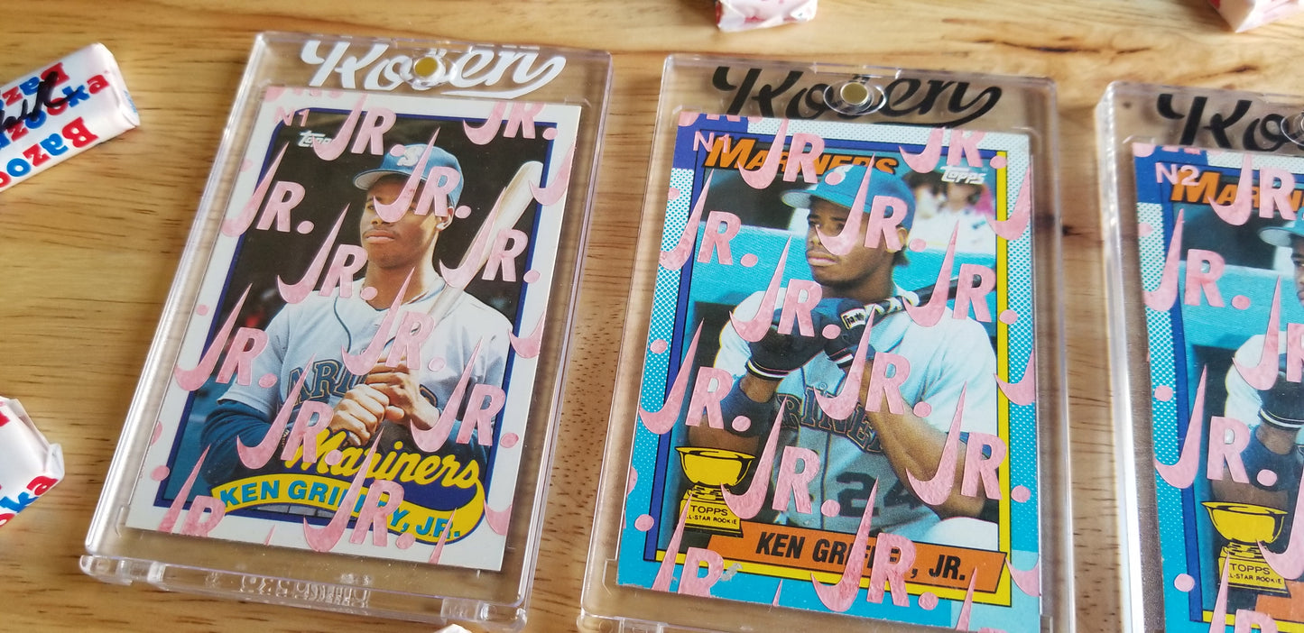 Baseball card art by Matthew Lee Rosen (aka Matthew Rosen) - Ken Griffey Jr